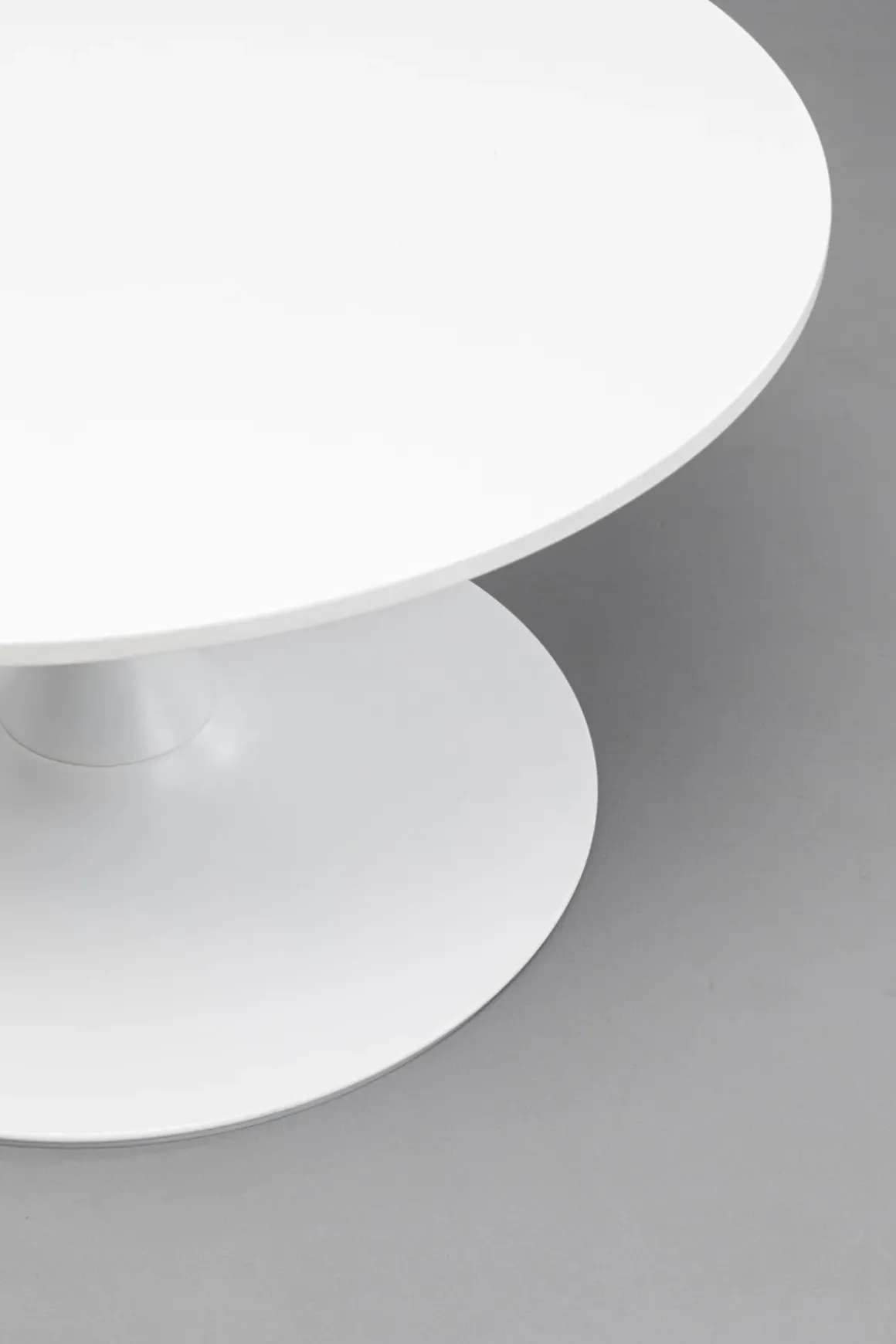 Soffbord Schickeria - Vit Ø80cm - KARE Design