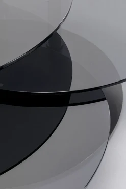 Soffbord Twist - Svart Ø90-170cm - KARE Design