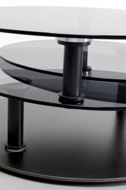 Soffbord Twist - Svart Ø90-170cm - KARE Design