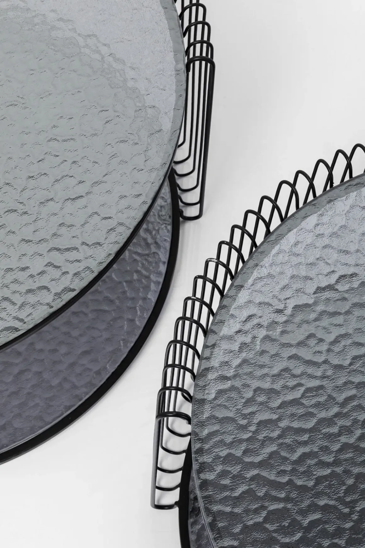 Soffbord Wire Double - Bubble Svart (2/Set) - KARE Design