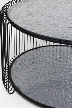 Soffbord Wire Double - Bubble Svart (2/Set) - KARE Design