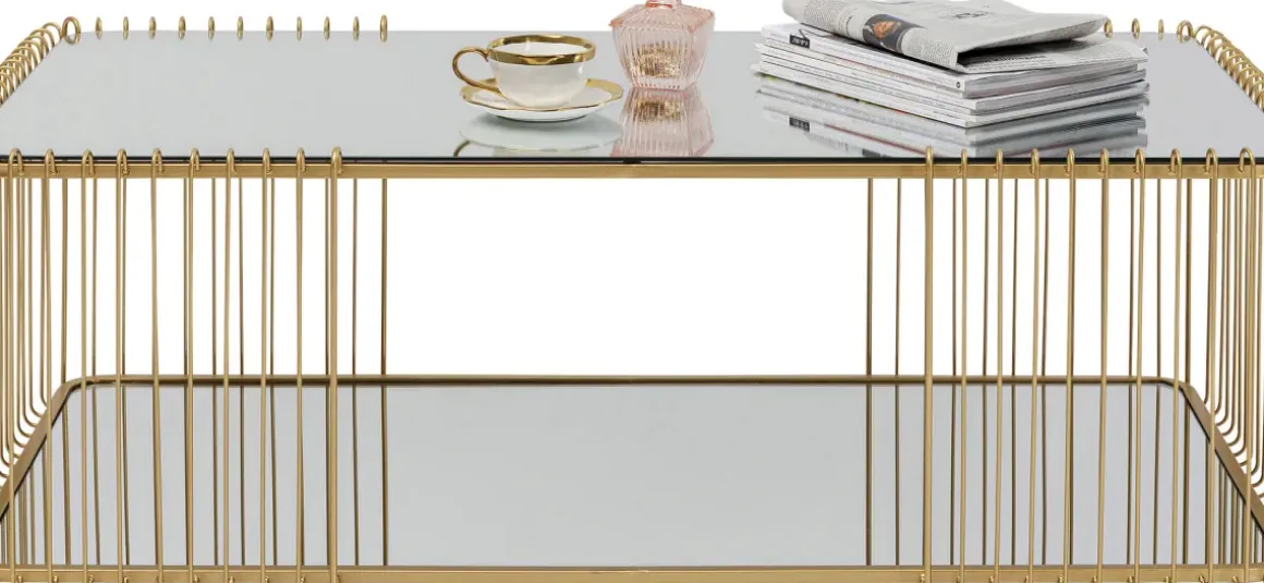 Soffbord Wire Double - Mässning,120x60cm - KARE Design