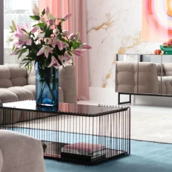 Soffbord Wire Double - Svart, 120x60cm - KARE Design