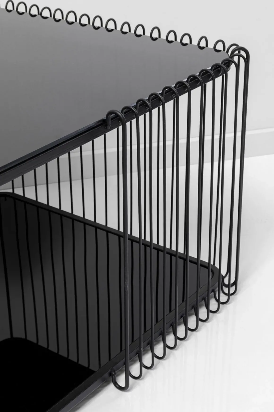 Soffbord Wire Double - Svart, 120x60cm - KARE Design