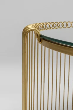 Soffbord Wire - Mässing, (2/Set) - KARE Design