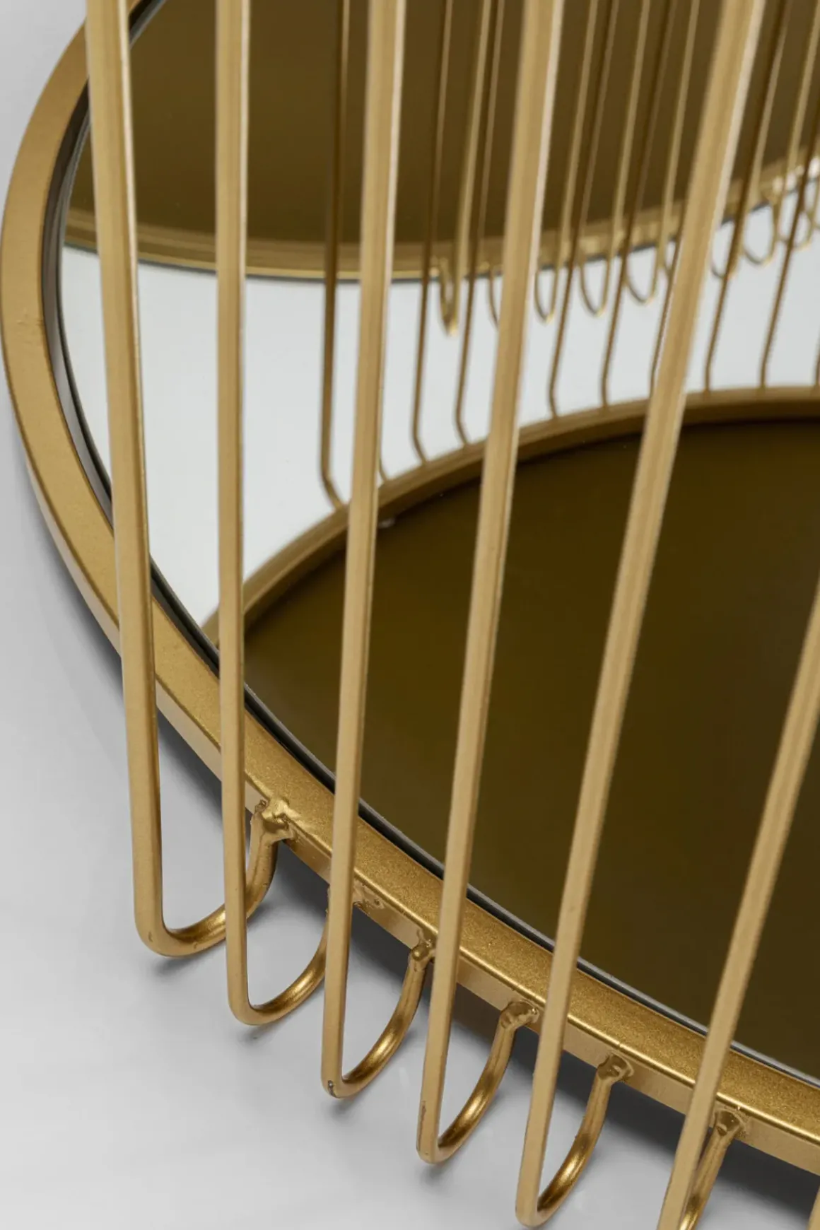 Soffbord Wire - Mässing, (2/Set) - KARE Design