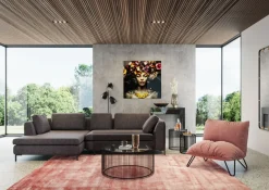 Soffbord Wire Rund - Set med 2 Svarta Bord/Svart Glas, Ø69/60cm - KARE Design