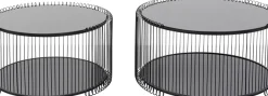 Soffbord Wire - Svart, (2/Set) - KARE Design
