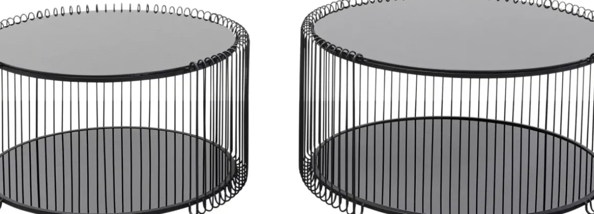 Soffbord Wire - Svart, (2/Set) - KARE Design