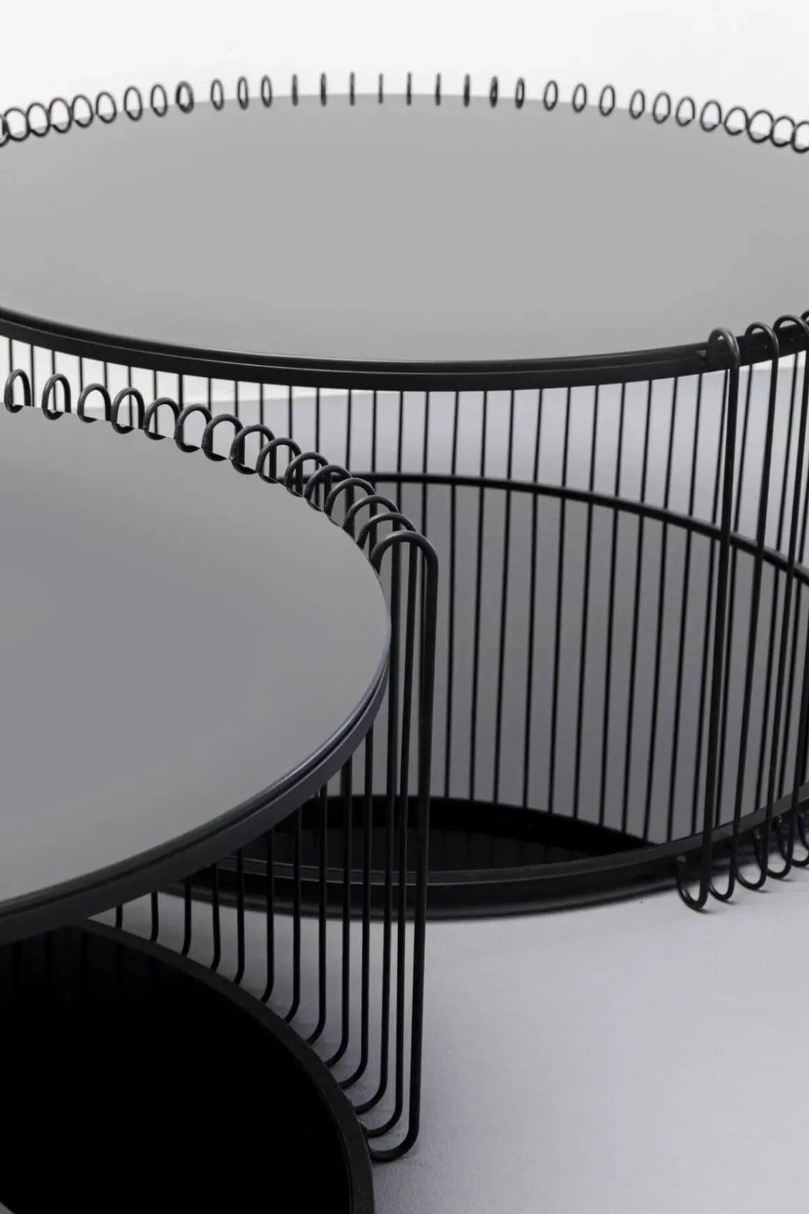 Soffbord Wire - Svart, (2/Set) - KARE Design