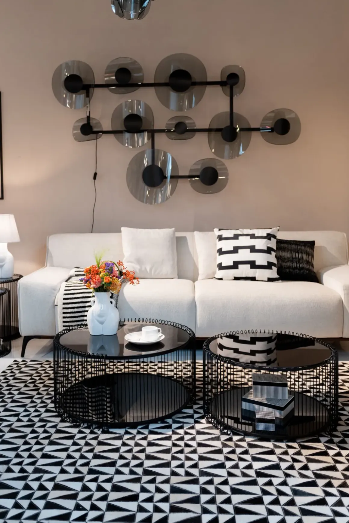 Soffbord Wire - Svart, (2/Set) - KARE Design