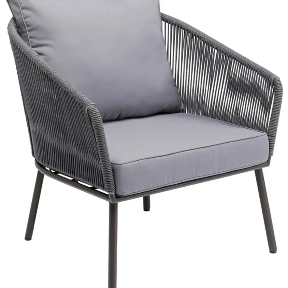 Soffgrupp Trädgård Elba Grey Quattro - Grå, (4/part) - KARE Design