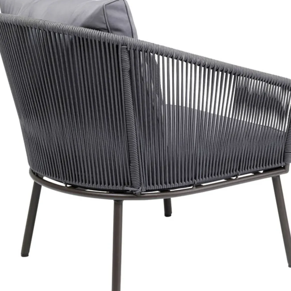 Soffgrupp Trädgård Elba Grey Quattro - Grå, (4/part) - KARE Design