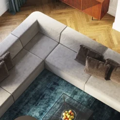 Soffmodul Hörn Infinity - Grå Vänster, 100cm - KARE Design