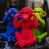 Sparbössa Monkey Iwazaru Lime - KARE Design