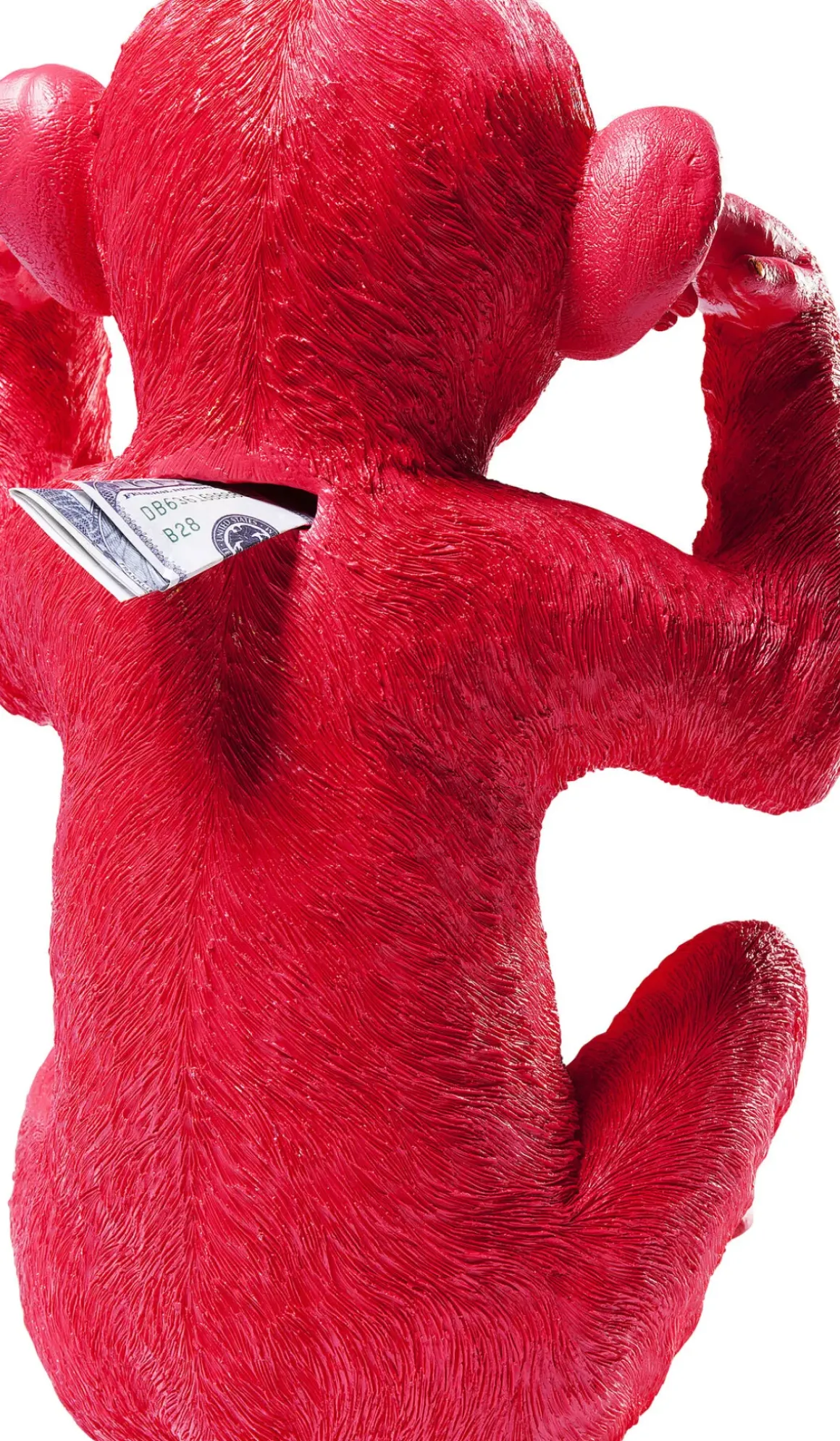 Sparbössa Monkey Kikazaru Röd - KARE Design