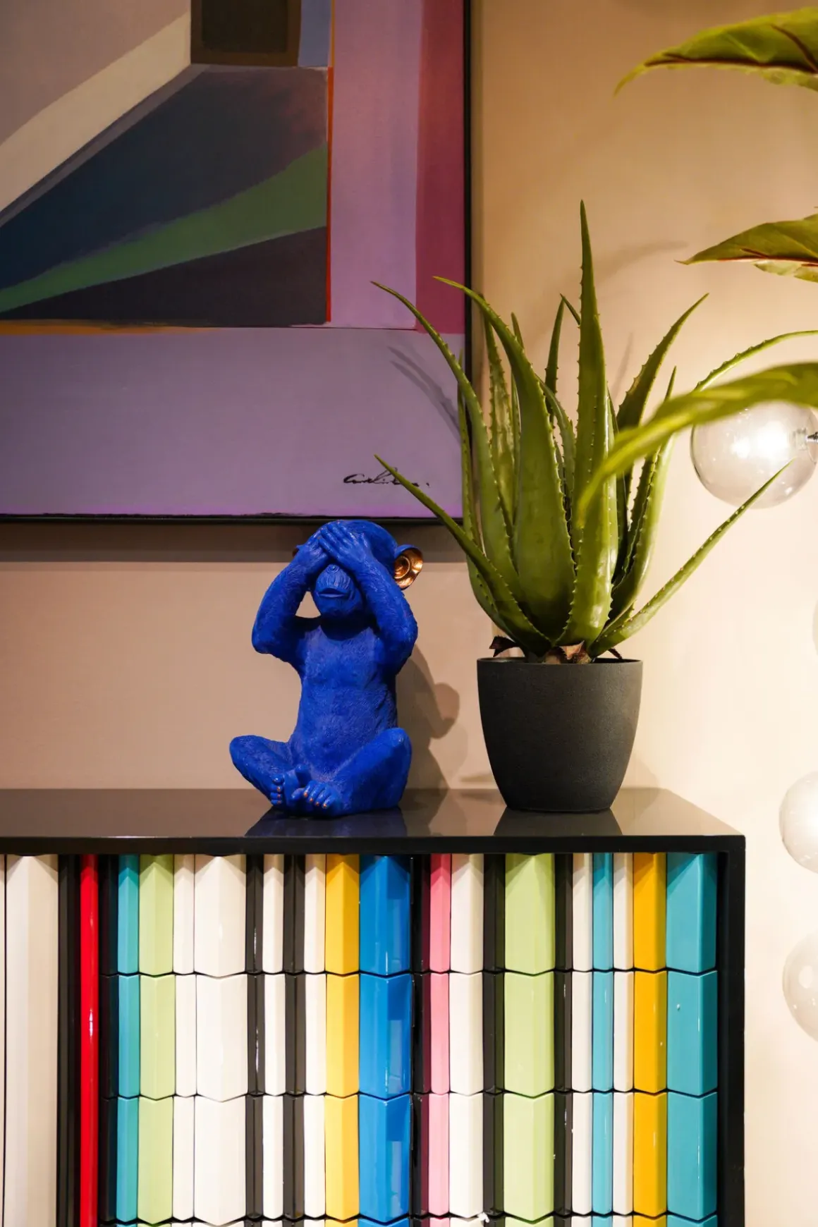 Sparbössa Monkey Mizaru Blå - KARE Design