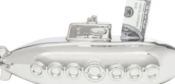 Sparbössa Submarine - Ubåt, Silver, 11cm - KARE Design
