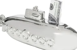 Sparbössa Submarine - Ubåt, Silver, 11cm - KARE Design