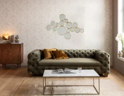 Spegel Bubbles - Mässing, 93x138cm - KARE Design