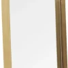 Spegel Curve - Ram i Borsstad Mässing, 200x70cm - KARE Design