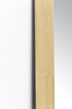 Spegel Curve - Ram i Borsstad Mässing, 200x70cm - KARE Design