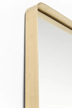 Spegel Curve - Ram i Borsstad Mässing, 200x70cm - KARE Design