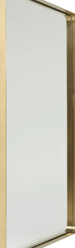 Spegel Curve Rectangular Mässing 80x120cm - KARE Design