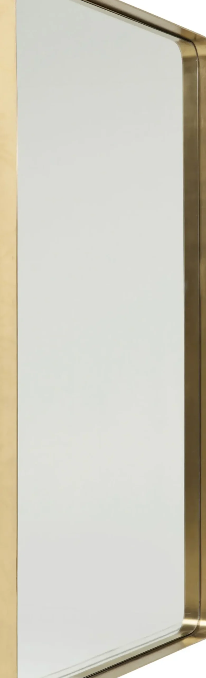 Spegel Curve Rectangular Mässing 80x120cm - KARE Design