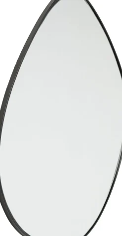 Spegel Göteborg - Organisk Form Svart Ram, 71x71cm - KARE Design