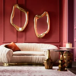 Spegel Hologram Guld 68x117cm - KARE Design