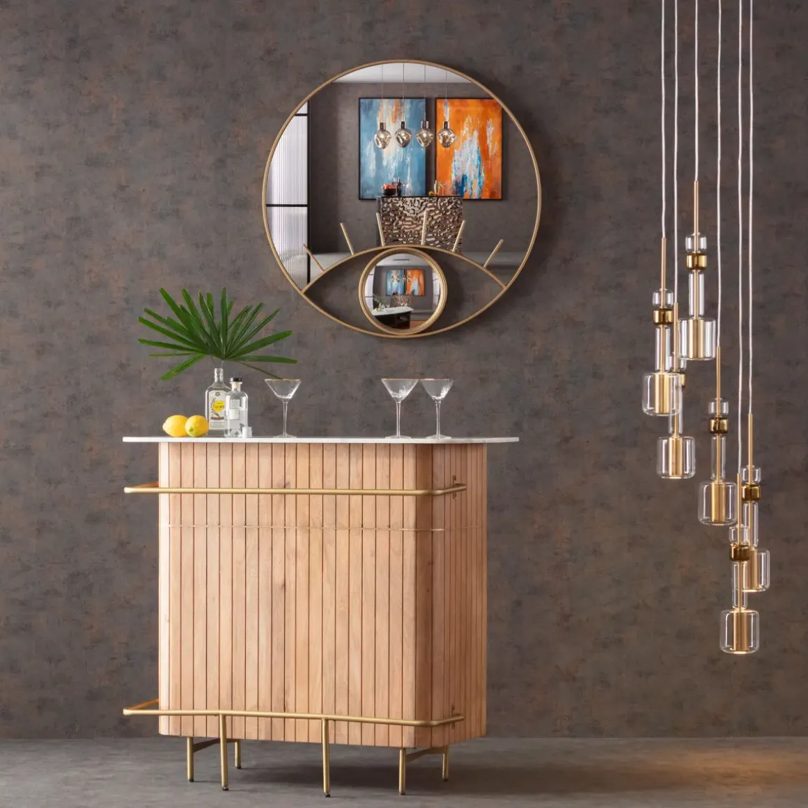 Spegel Occhi - Ø100cm - KARE Design