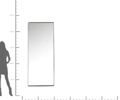 Spegel Ombra Svart Ram, 200x80cm - KARE Design
