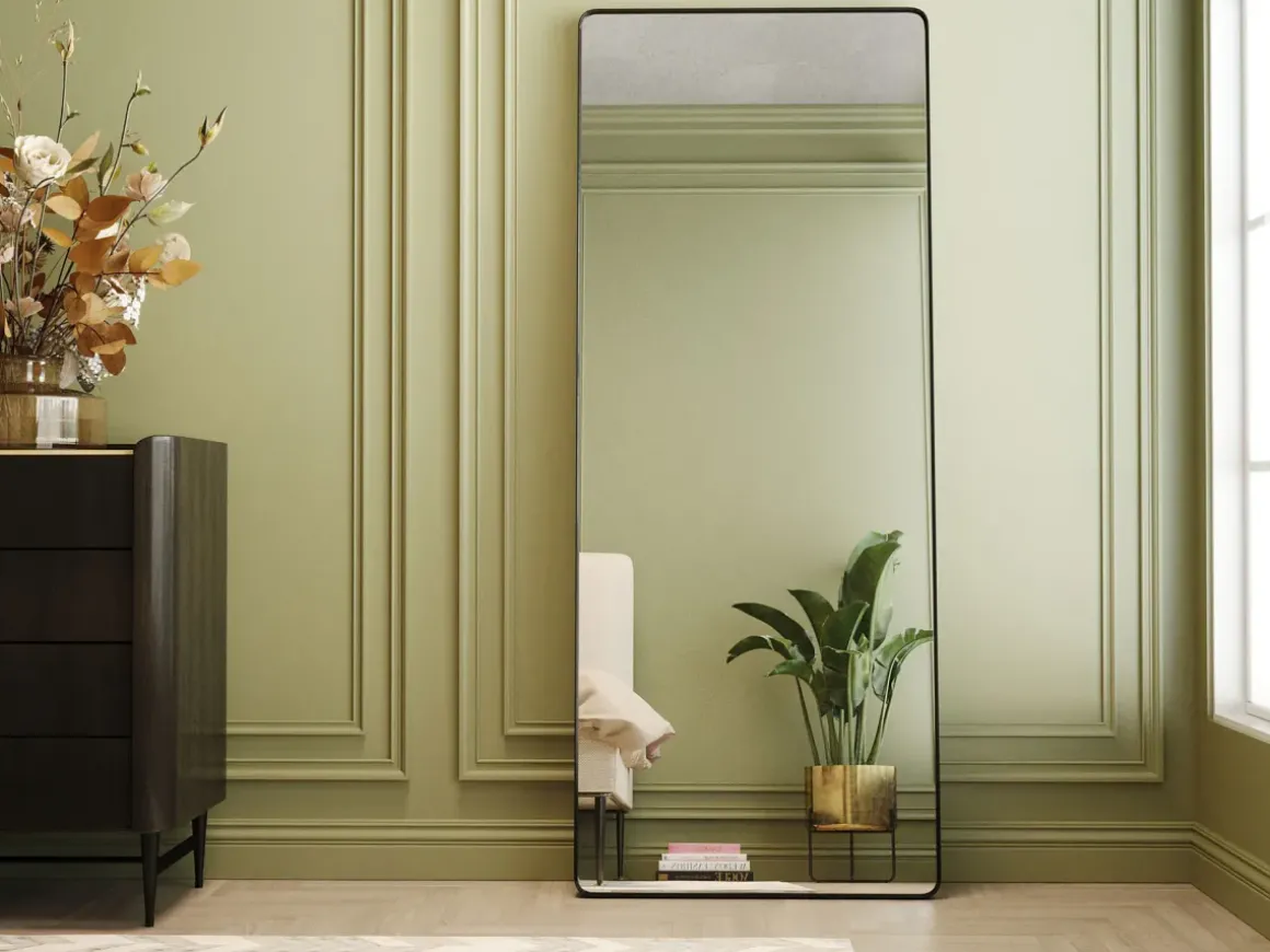 Spegel Ombra Svart Ram, 200x80cm - KARE Design