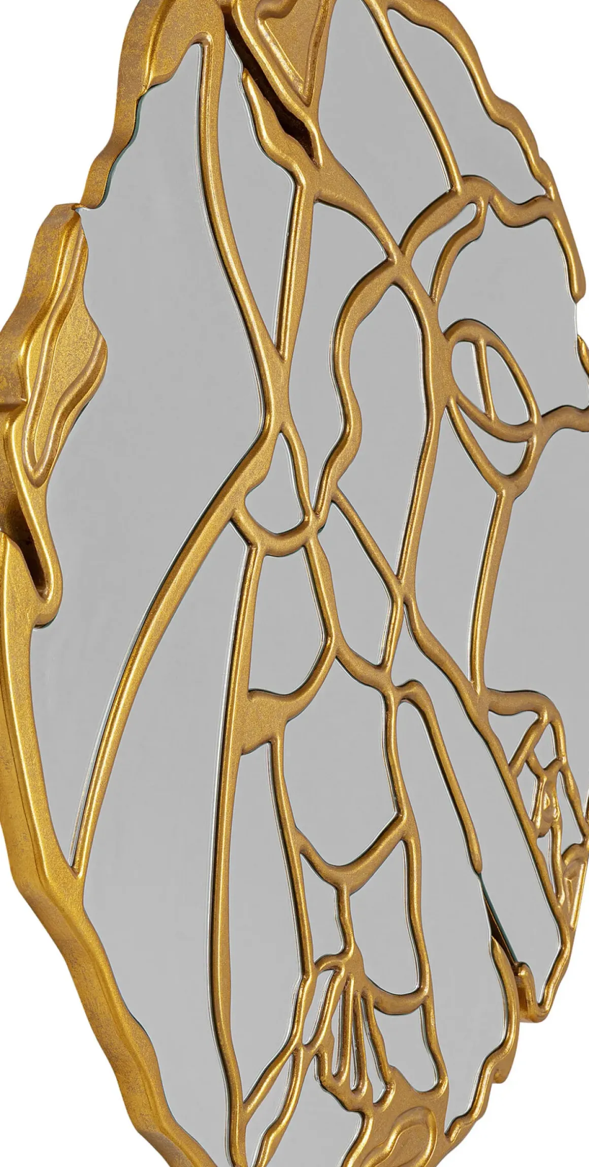 Spegel Pieces - Guld, Ø100cm - KARE Design