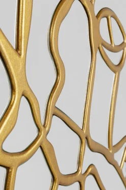 Spegel Pieces - Guld, Ø100cm - KARE Design
