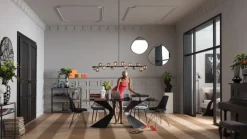 Spegel Pieces - Svart, Ø100cm - KARE Design