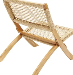 Stol Copacabana - Ihopfällbar Loungefåtölj Trä - KARE Design