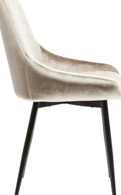 Stol East Side - Sammet Champagne - KARE Design