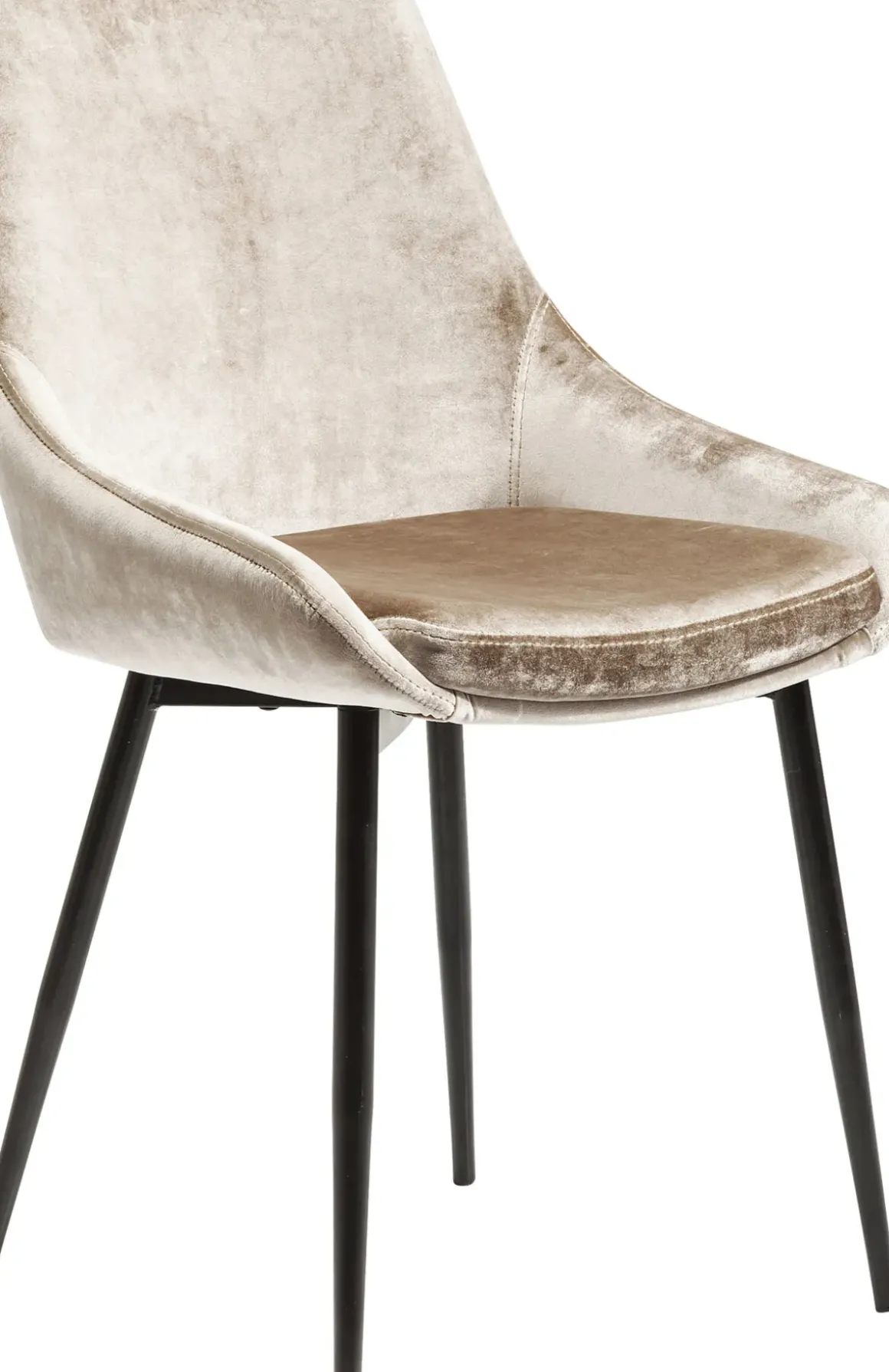 Stol East Side - Sammet Champagne - KARE Design