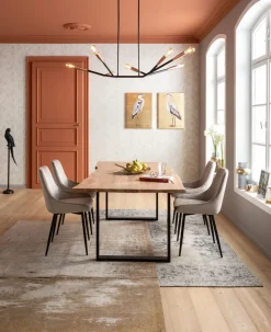 Stol East Side - Sammet Champagne - KARE Design