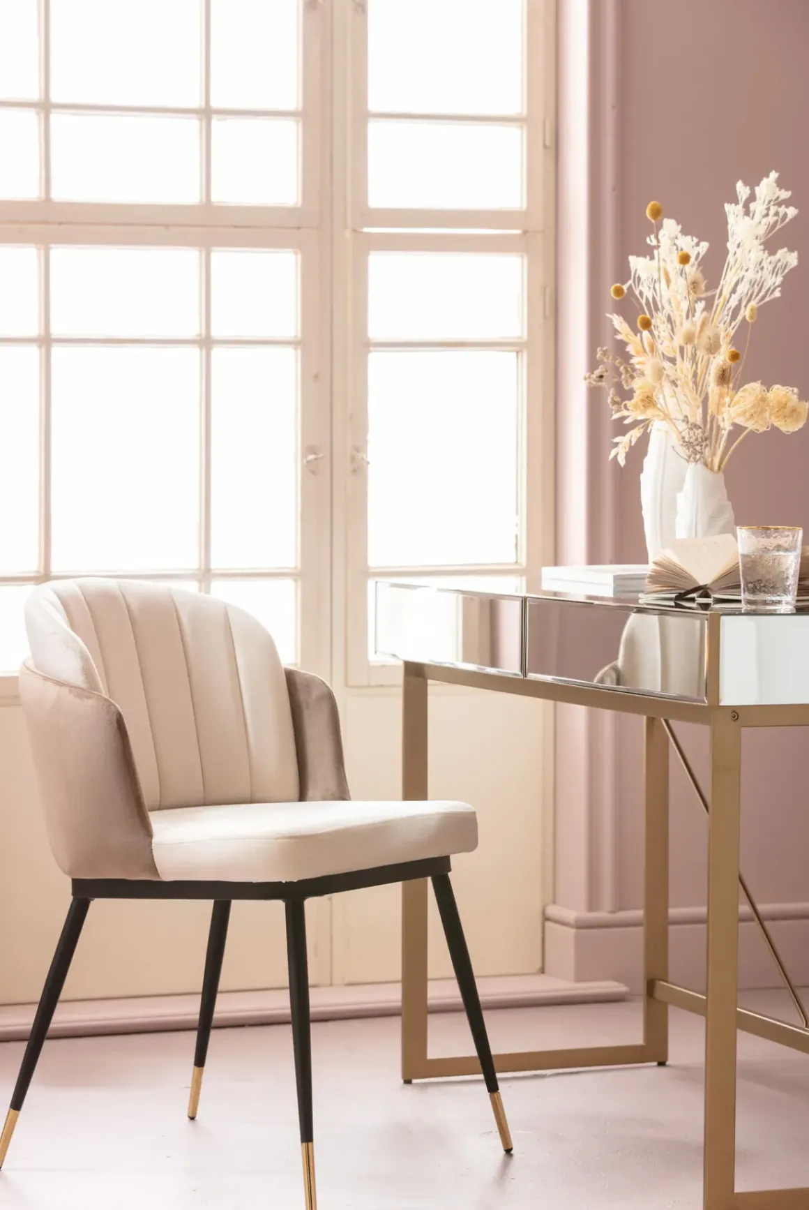 Stol Hojas - Beige - KARE Design