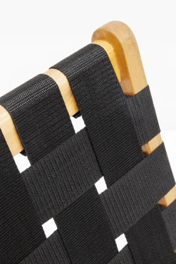 Stol Ipanema - Ihopfällbar Loungefåtölj i Trä/Svart - KARE Design