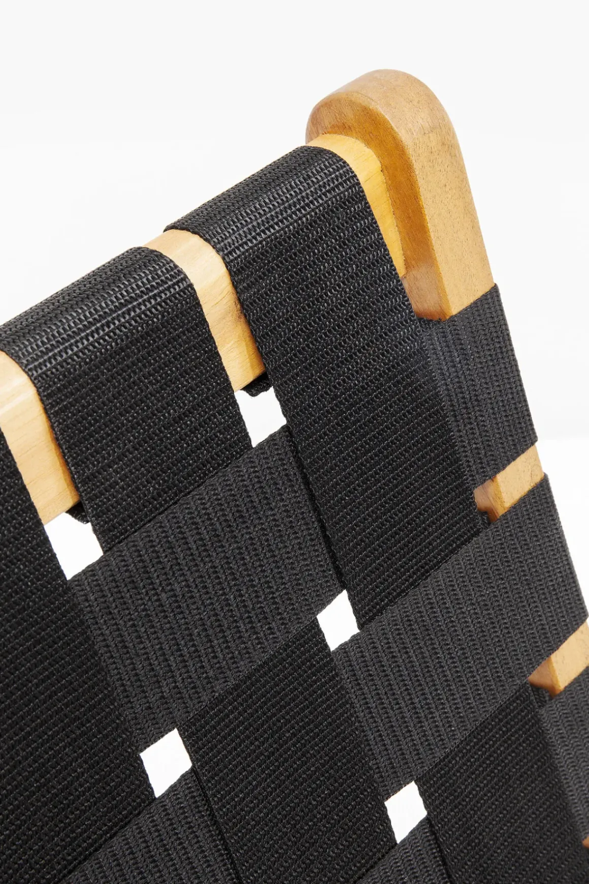 Stol Ipanema - Ihopfällbar Loungefåtölj i Trä/Svart - KARE Design
