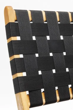 Stol Ipanema - Ihopfällbar Loungefåtölj i Trä/Svart - KARE Design