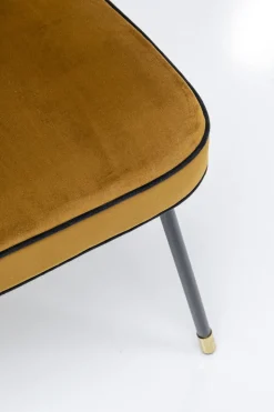 Stol Irina - Brungul Sammet - KARE Design
