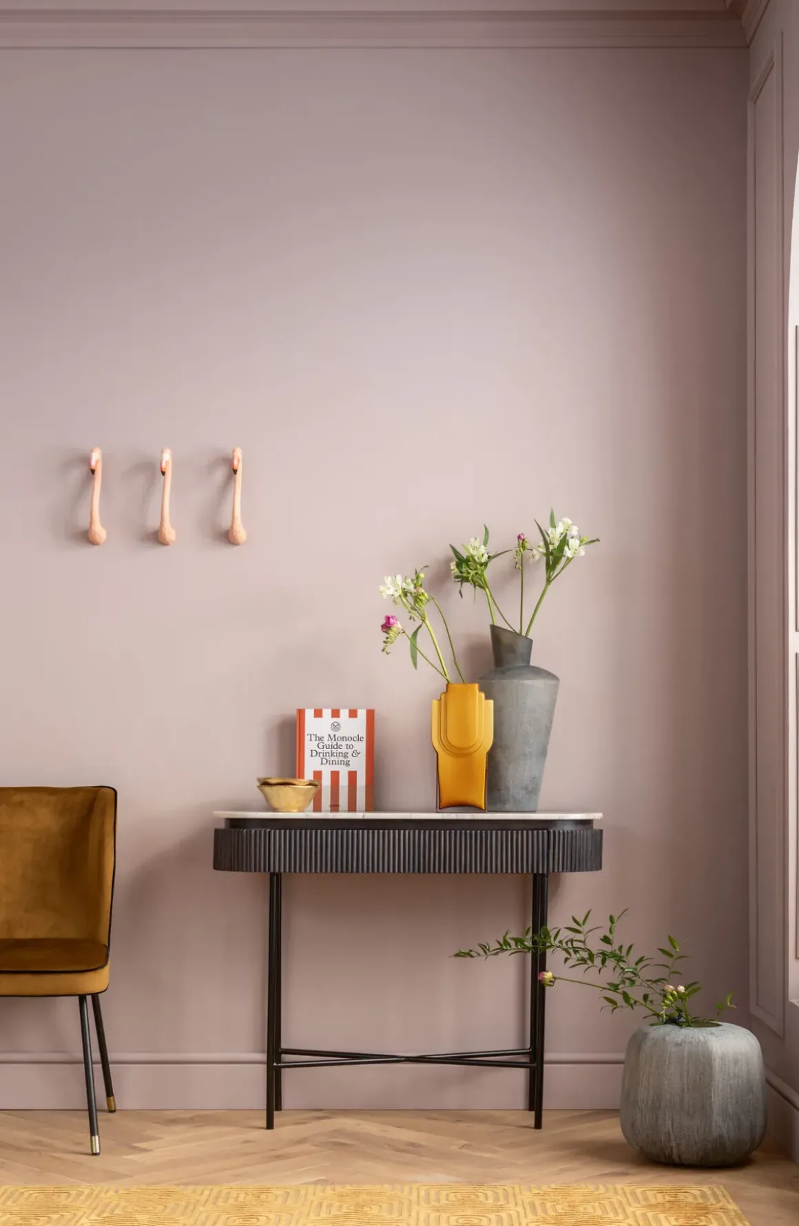 Stol Irina - Brungul Sammet - KARE Design