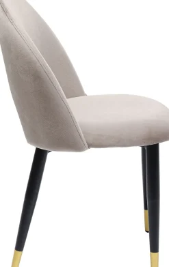 Stol Iris - Sammet Beige - KARE Design