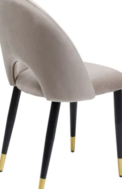 Stol Iris - Sammet Beige - KARE Design