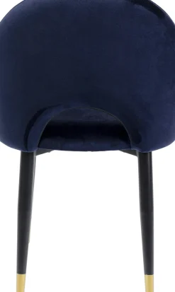 Stol Iris - Sammet Blå, 2 set - KARE Design